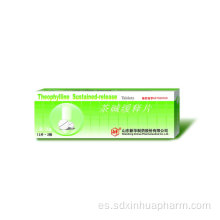 Tableta de teofilina Asma bronquial Bronquitis sibilante